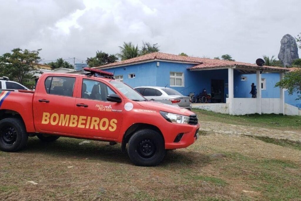 Momento do resgate do garoto de seis anos