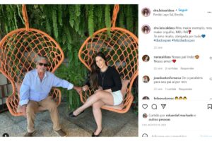 Paulo André fez uma linda homenagem ao pai de Laís na quarta-feira de cinzas