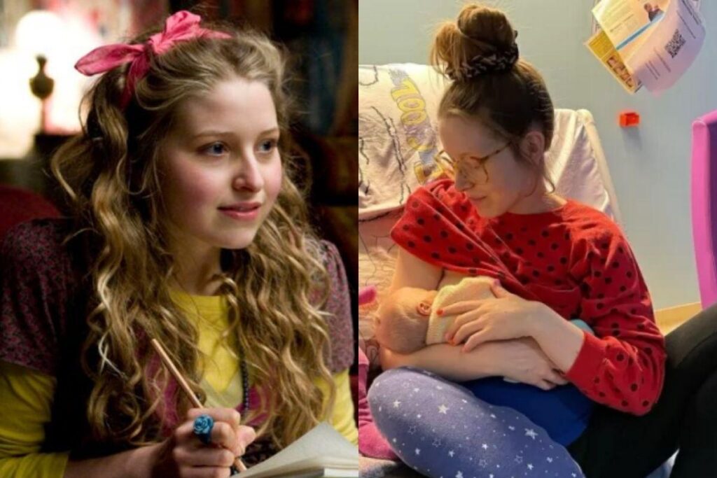 Jessie Cave, de Harry Potter, nomeia o filho em homenagem a goleiro brasileiro