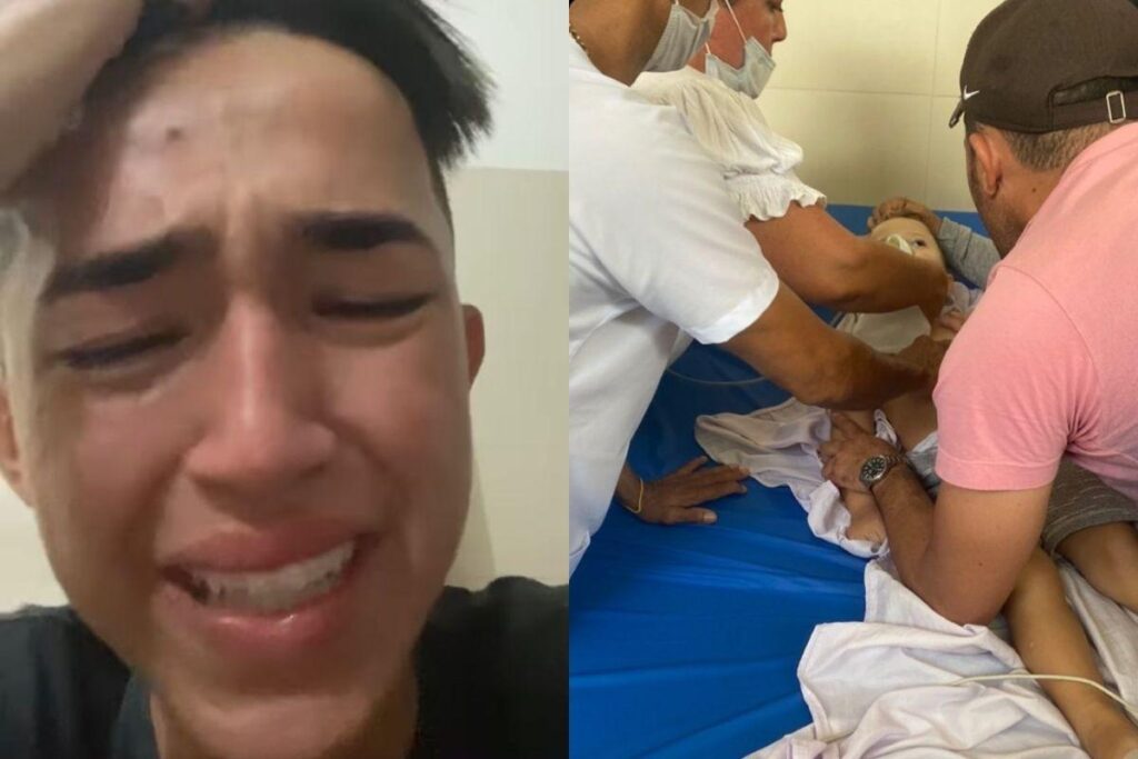 O irmão do garoto relatou a trajetória da família para buscar um hospital que atendesse a criança