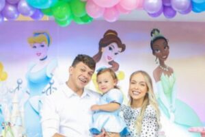 O Cocielo e a Tata comemoraram o aniversário de 2 anos da filha
