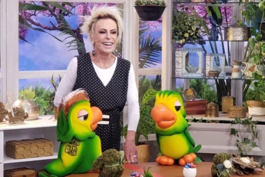 Ana Maria Braga abrindo o envelope de DNA do suposto neto