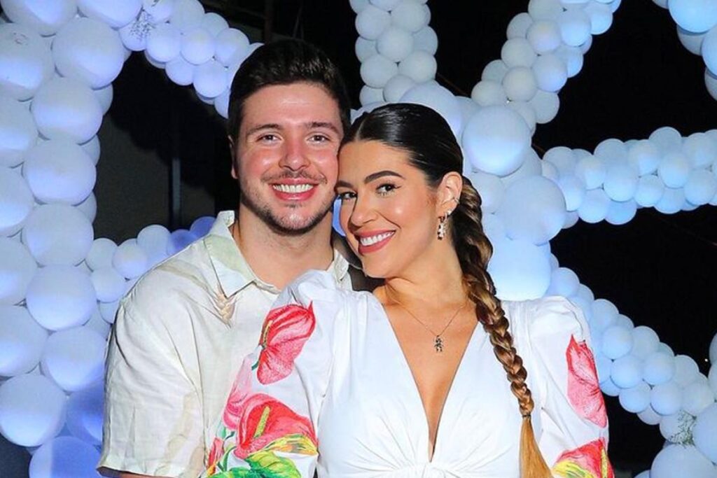 Vivian contou a história da união cm Leo por meio das fotos