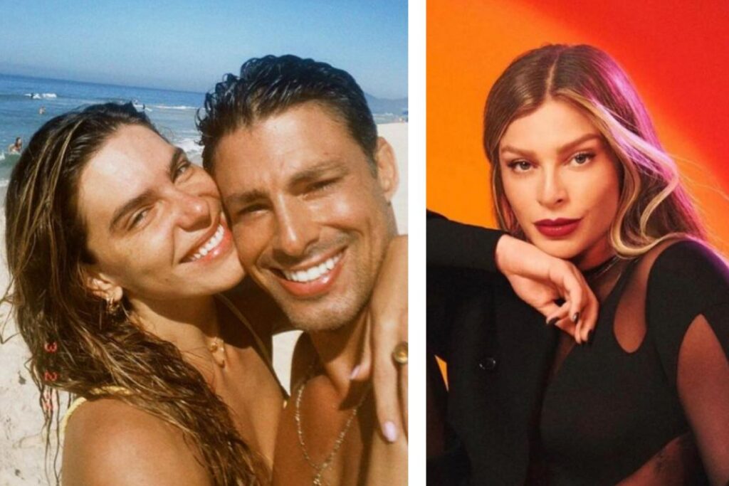 Cauã Reymond aparece com Grazi Massafera e Mariana Goldfarb em foto com a filha