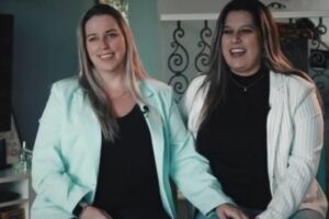 O casal contou que desejam fazer a fertilização in vitro com os óvulos de ambas
