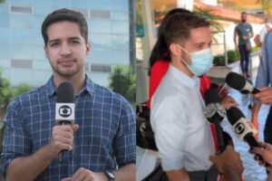 O jornalista da TV Globo que foi esfaqueado em Brasília teve alta de hospital