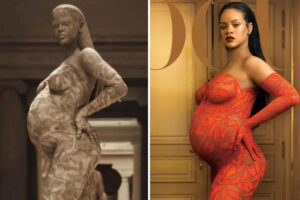 Rihanna foi homenageada com uma estátua