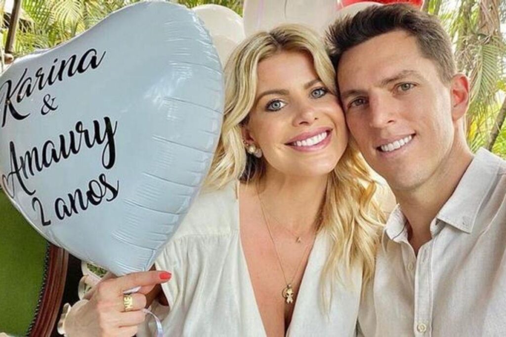 Karina e Amaury estavam juntos há 4 anos