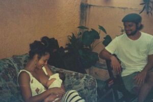 Postagem do ator com a filha mais nova