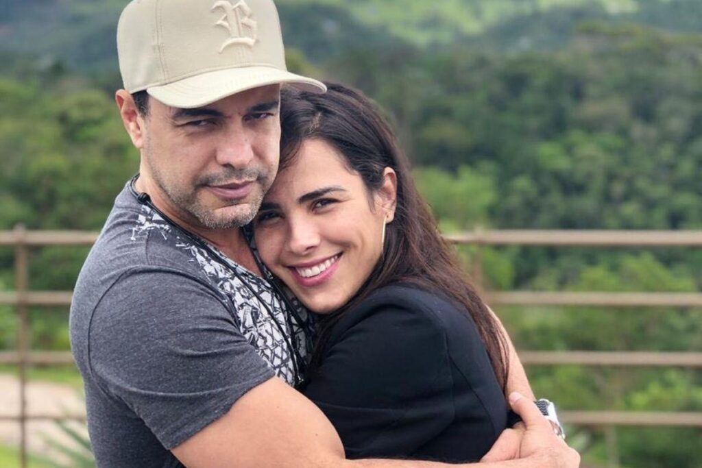 Wanessa e Zezé Di Camargo foram juntos ao programa Faustão na Band