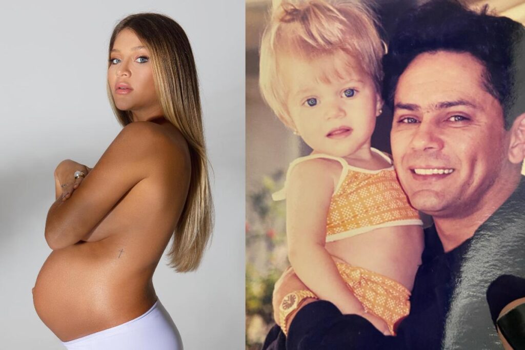 O rosto do bebê não foi mostrado pela avó