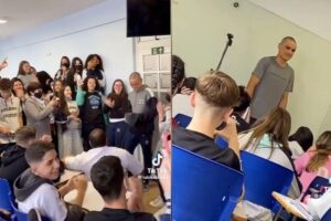 Nicolas recebeu homenagem dos amigos