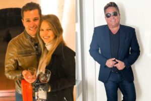Pedro Leonardo, esposa e as duas filhas em ensaio para a Páscoa
