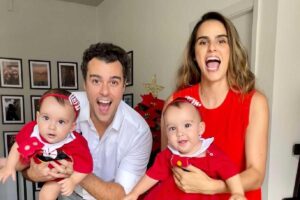 Joaquim Lopes fala sobre os prazeres como pai das gêmeas