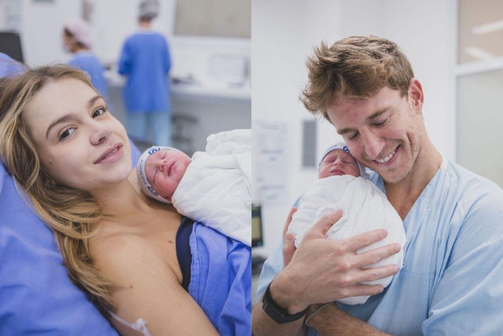 Isa Scherer mostra primeiro bebê