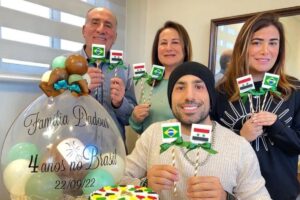 Docinhos feitos para a festa realizada por Kaysar Dadour