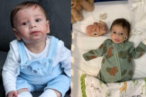 Mãe conta como a doação da amiga salvo o filho dela