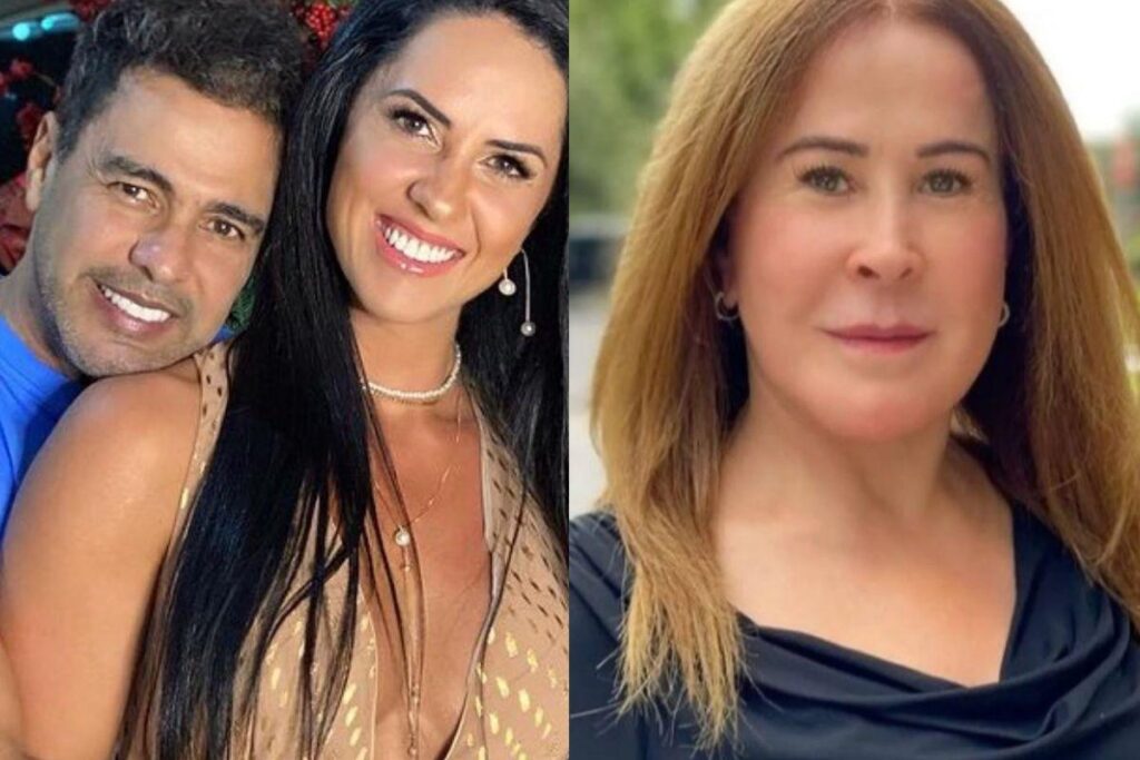 Zilu Godoi se revoltou com perguntas envolvendo o ex-marido, Zezé Di Camargo