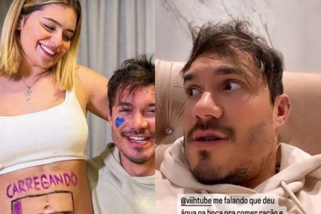 Ele falou sobre os desejos de Viih durante a gravidez