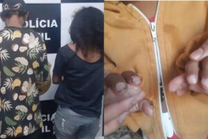 A criança foi achada pelo Conselho Tutelar com ferimentos pelo corpo ( Foto: Reprodução/Polícia Civil)