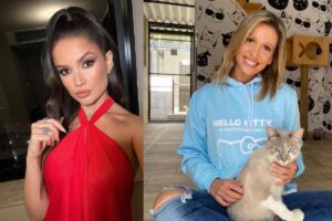 Juliette mostra seus novos cachorros para a mãe