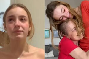 A filha fez o relato através de um vídeo postado nas redes sociais