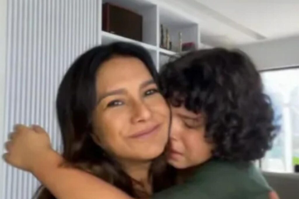 A apresentadora entrevistou a atriz de Pantanal