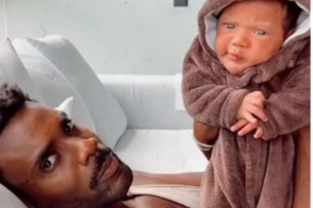 O ator Rafael Zulu reuniu a família para comemorar o 1 ano de vida de seu filho caçula
