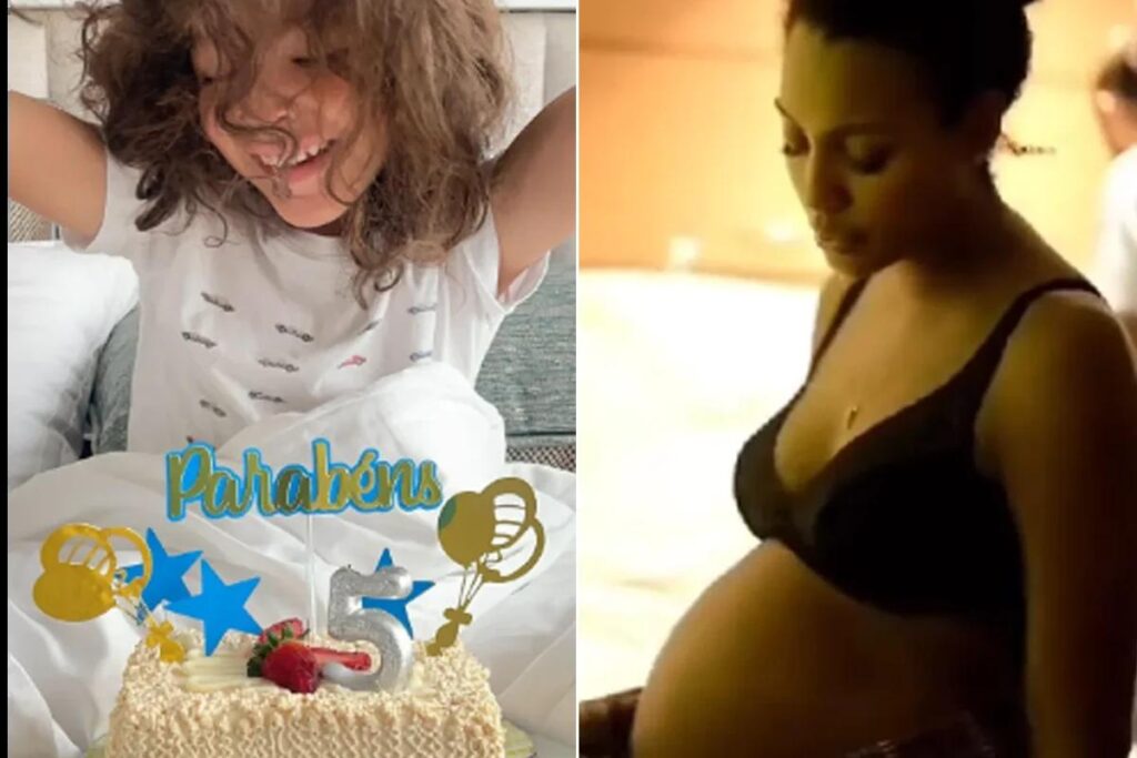 Sheron Menezes posta homenagem para o filho