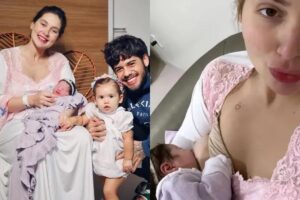 Virginia deu à luz no último sábado, 22 de outubro