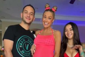 Um trisal fez um vídeo no TikTok para contar que está à espera do primeiro filho