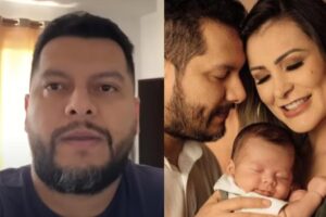 Thiago explicou que não irá abandonar a mãe de seu filho