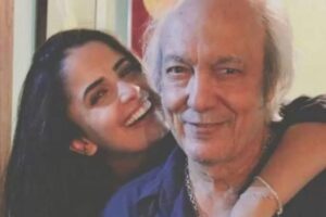 Erasmo Carlos ao lado de Fernanda