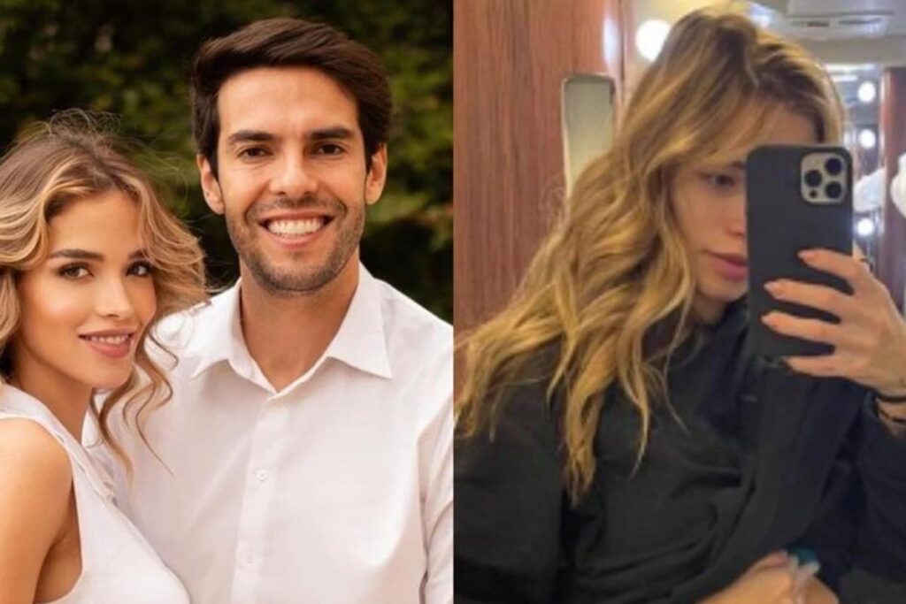 Carol Dias fala da família com Kaká: “Eu teria quatro! Mas tá difícil a logística”