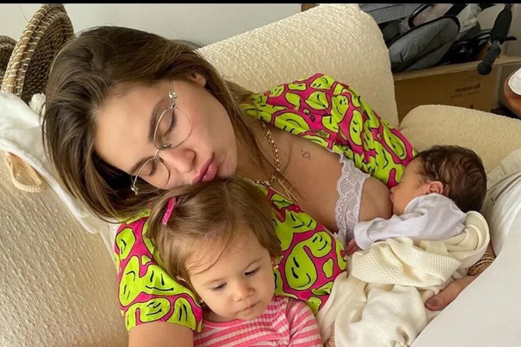 Virginia diz que continua sentido forte dores após o parto de Maria Flor