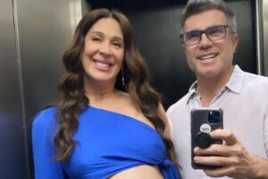 Claudia Raia mostra decoração de Natal