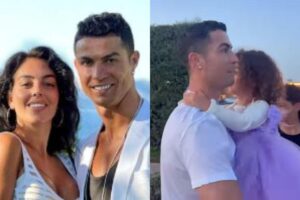 Cristiano Ronaldo e família