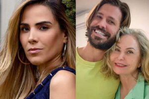 Wanessa Camargo ao lado dos filhos