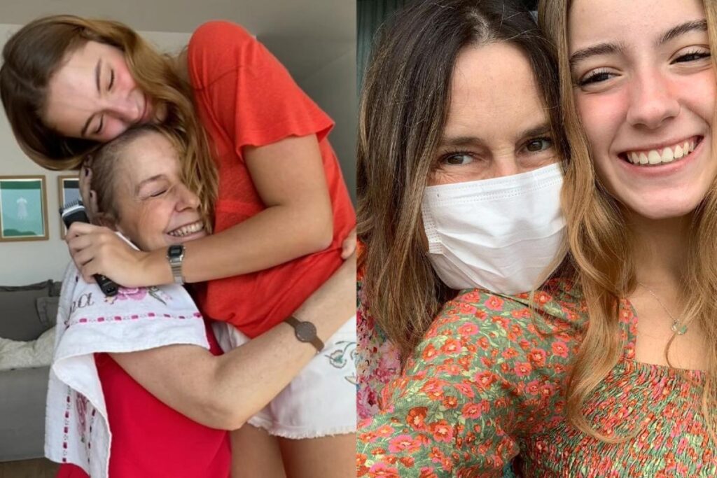 Uma das fotos publicadas por Julia