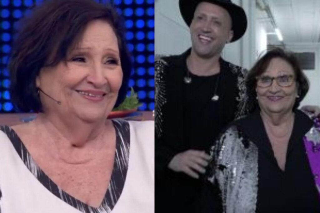 Déa Lúcia se emocionou durante o quadro