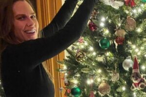 Hilary Swank anunciou que está grávida e espera os bebês aos 48 anos de idade