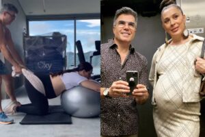 Claudia Raia anunciou a gravidez nas redes sociais ao lado do marido