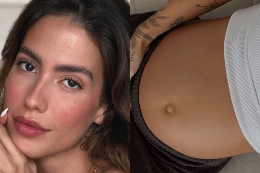 Gabi Brandt conta ao filho que ele irá ganhar um irmão: “Onde que ele está?”