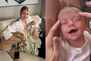 Gabriela Prioli e Thiago Mansur compartilharam as primeiras fotos da filha Ava
