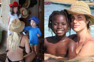 Giovanna Ewbank, Bruno Gagliasso e o filho Bless, que foi diagnosticado com síndrome sensorial