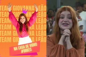 Giovanna Leão está na Casa de Vidro