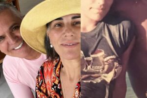 Ana Morais e Bento Morais apareceram nas redes sociais de Glória Pires