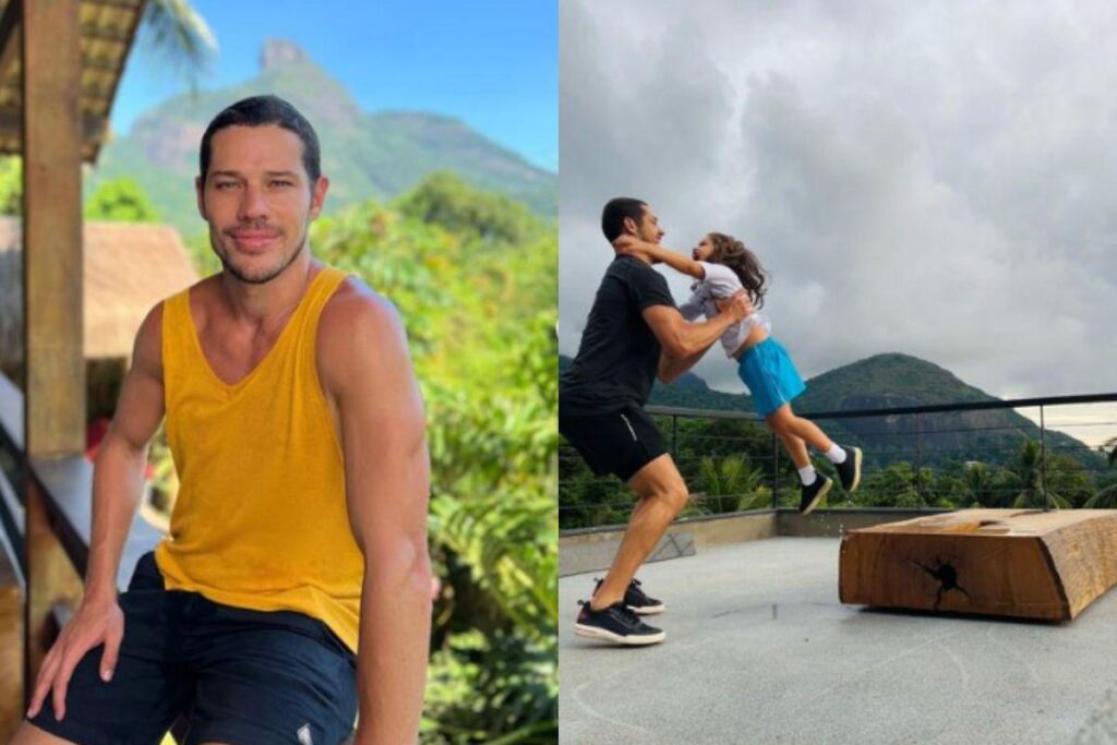 José Loreto mostra momento divertido com a filha