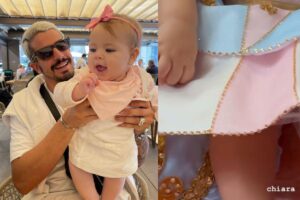 Chiara está prestes a fazer 1 ano