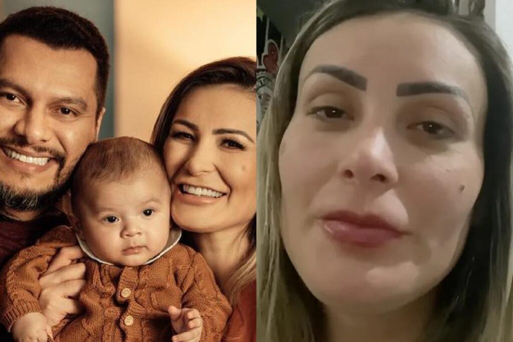 Andressa e ex-marido